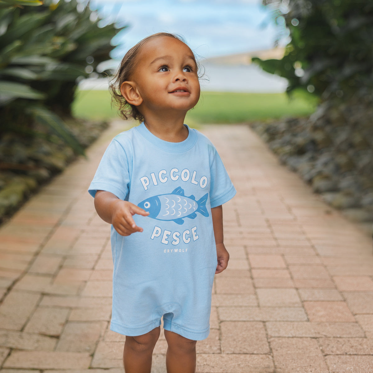 Crywolf Sun Smart Romper Little Fish