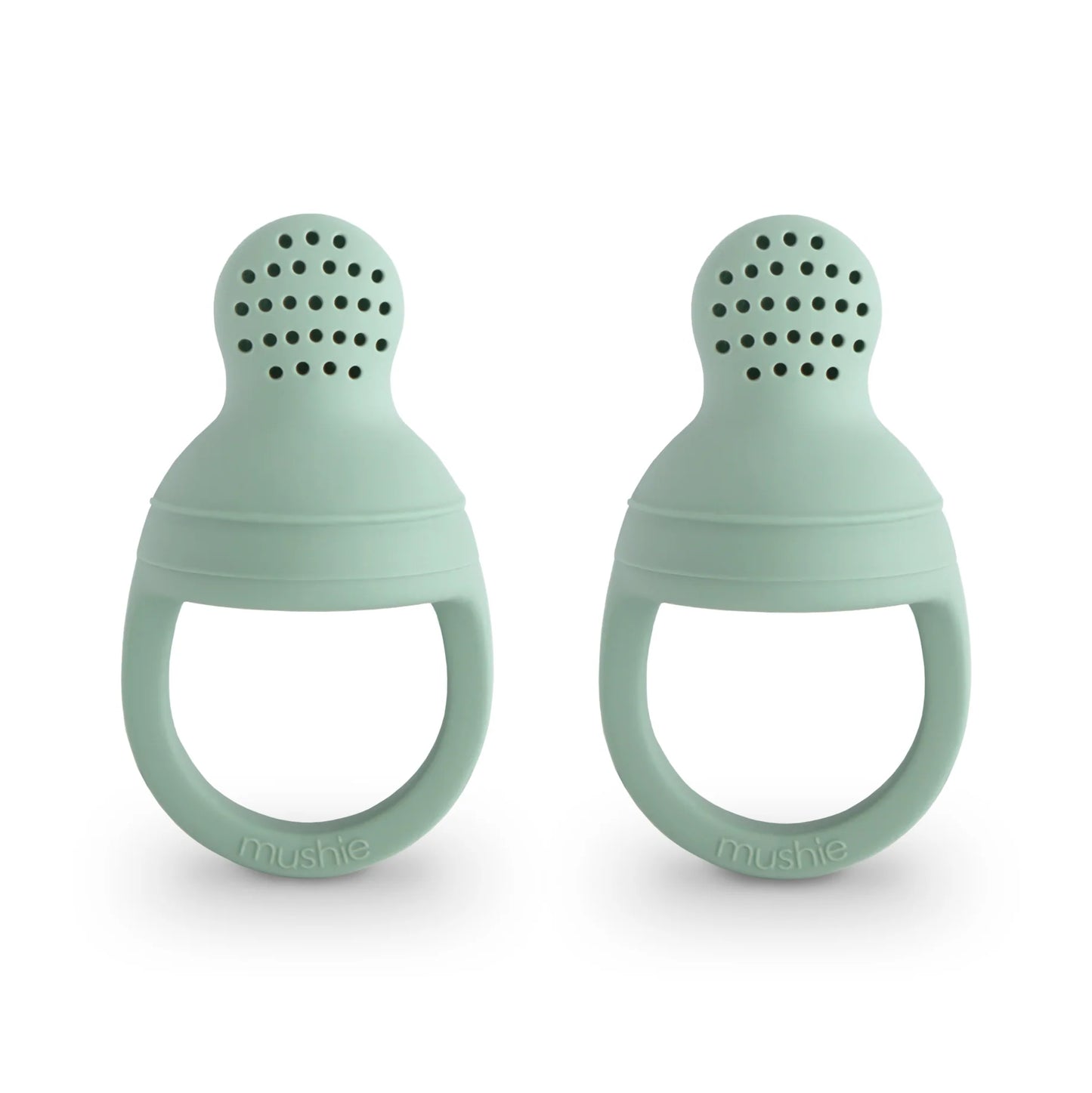 Mushie Silicone Fresh Food Feeder 2 Pack Cambridge Blue