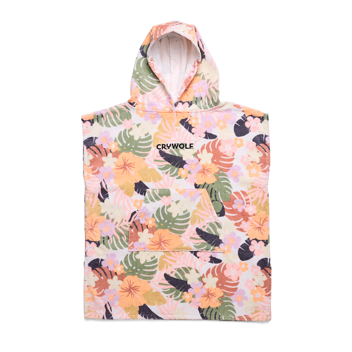 Crywolf Hooded Towel Tropical Floral