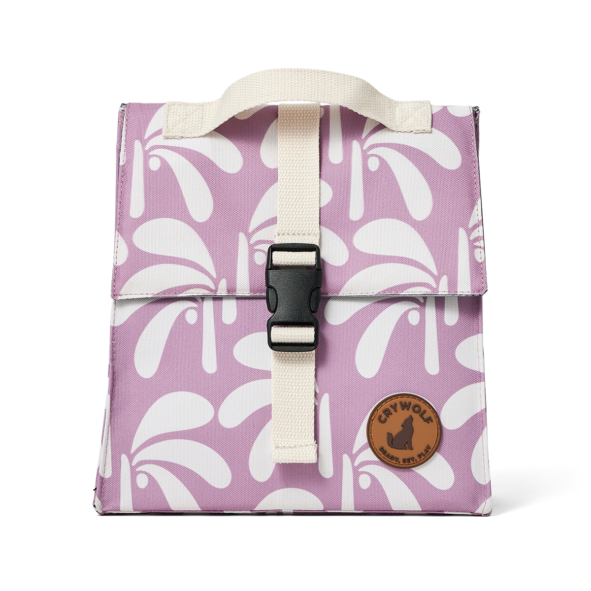 Crywolf Lunch Bag Lilac Palms