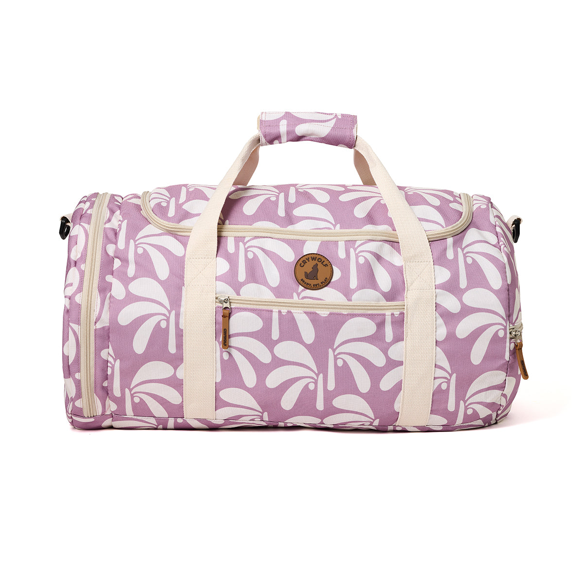 Crywolf Duffel Bag Lilac Palms