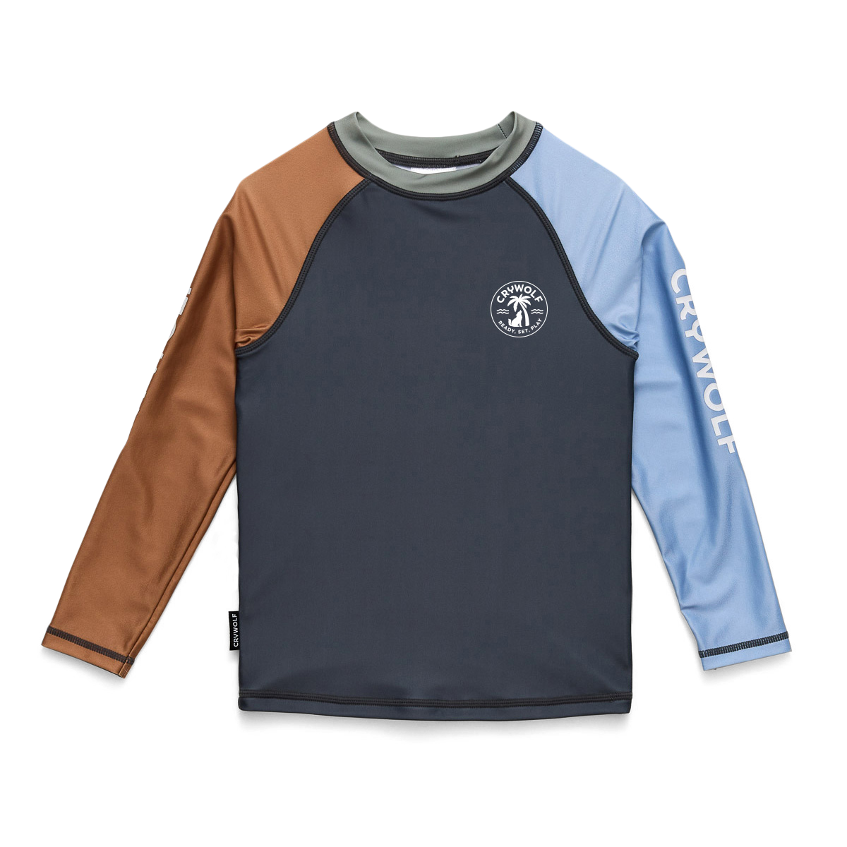 Crywolf Rash Vest Ocean Grey Combo