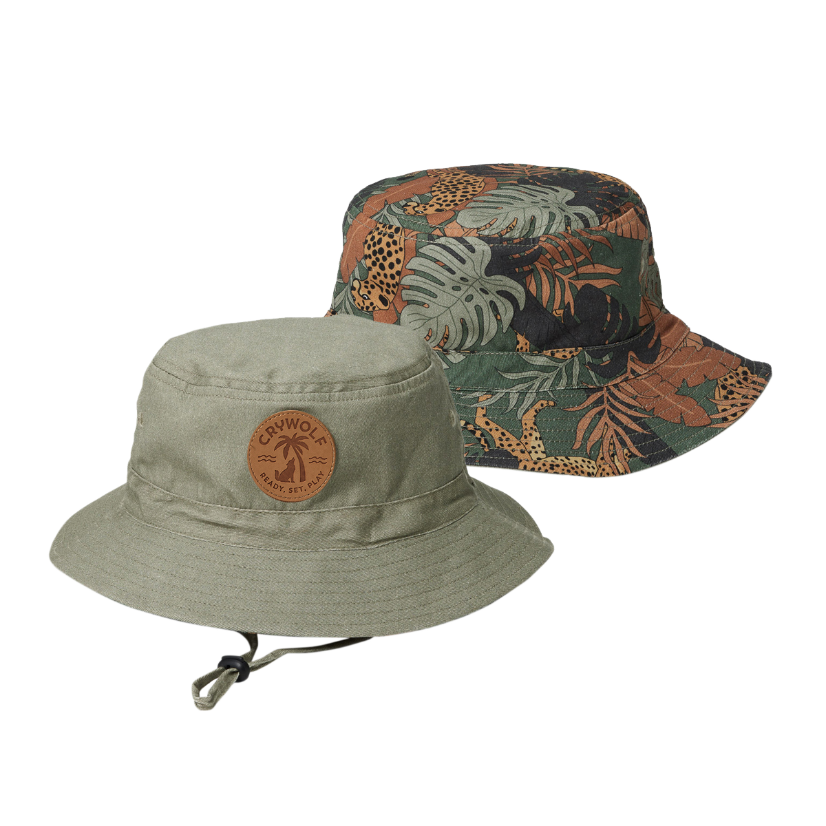 Crywolf Reversible Bucket Hat Jungle