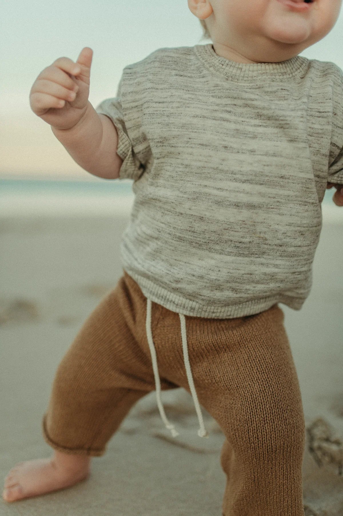 Grown Organic Knitted Tee Wheat