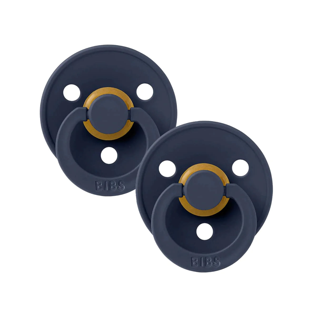 BIBS Dummies Size 2 Twin Pack Deep Space