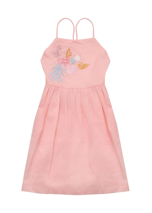 Pearson & Pearson Everly Dress Pink Coral