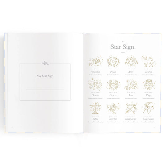 Fox + Fallow Baby Book Blue Check