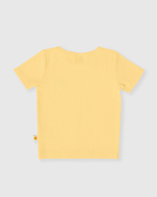Goldie + Ace Kai Rib Shirt Lemon