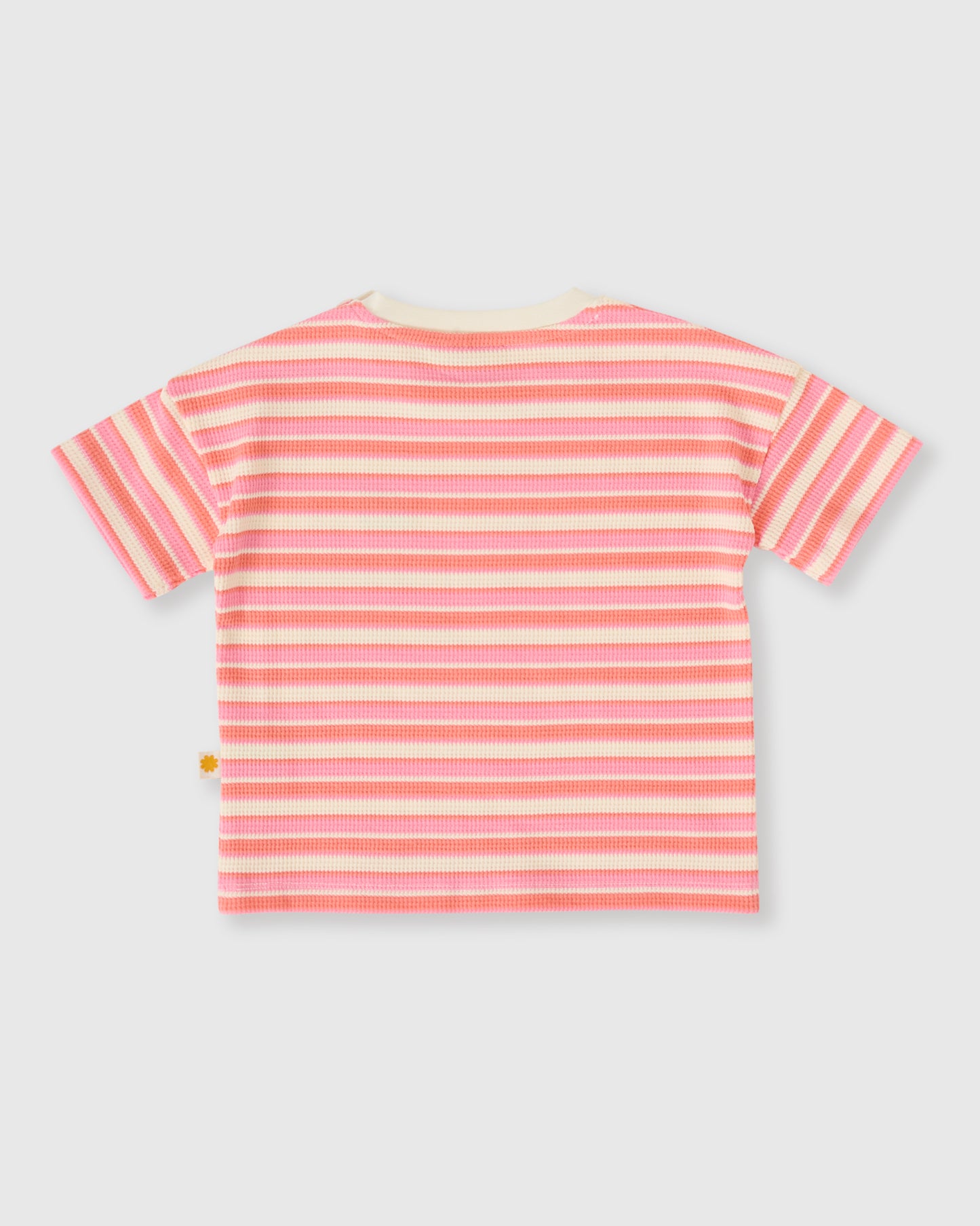 Goldie + Ace Watermelon Stripe T-Shirt Pink / Peach
