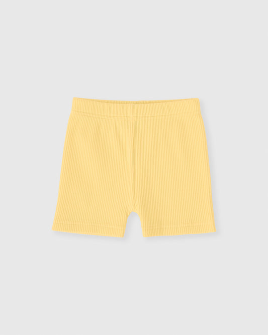 Goldie + Ace Lara Rib Shortie Lemon