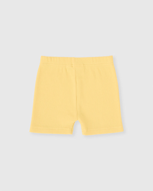 Goldie + Ace Lara Rib Shortie Lemon