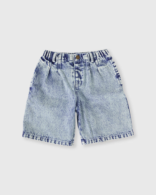 Goldie + Ace Kirby Relaxed Denim Shorts Light Denim