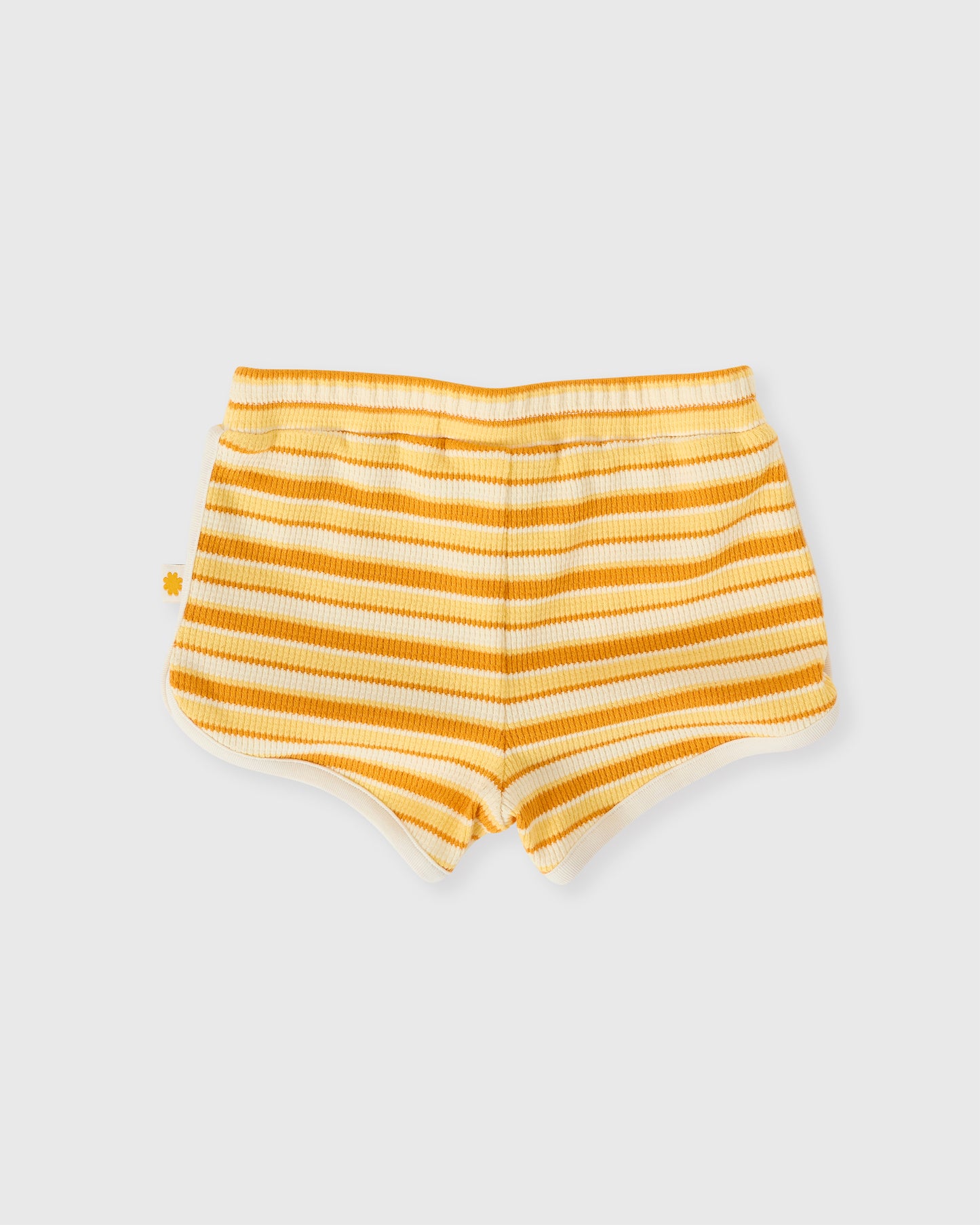 Goldie + Ace Sunshine Stripe Shorts Lemon / Golden