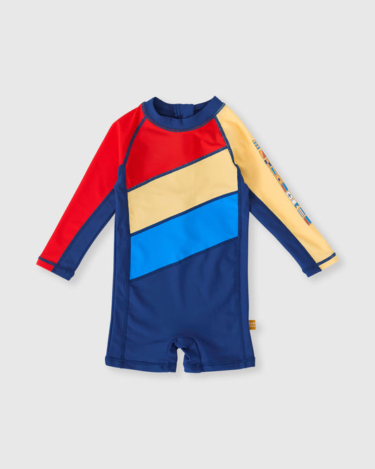 Goldie + Ace Nautical Flag Short Leg Swimsuit