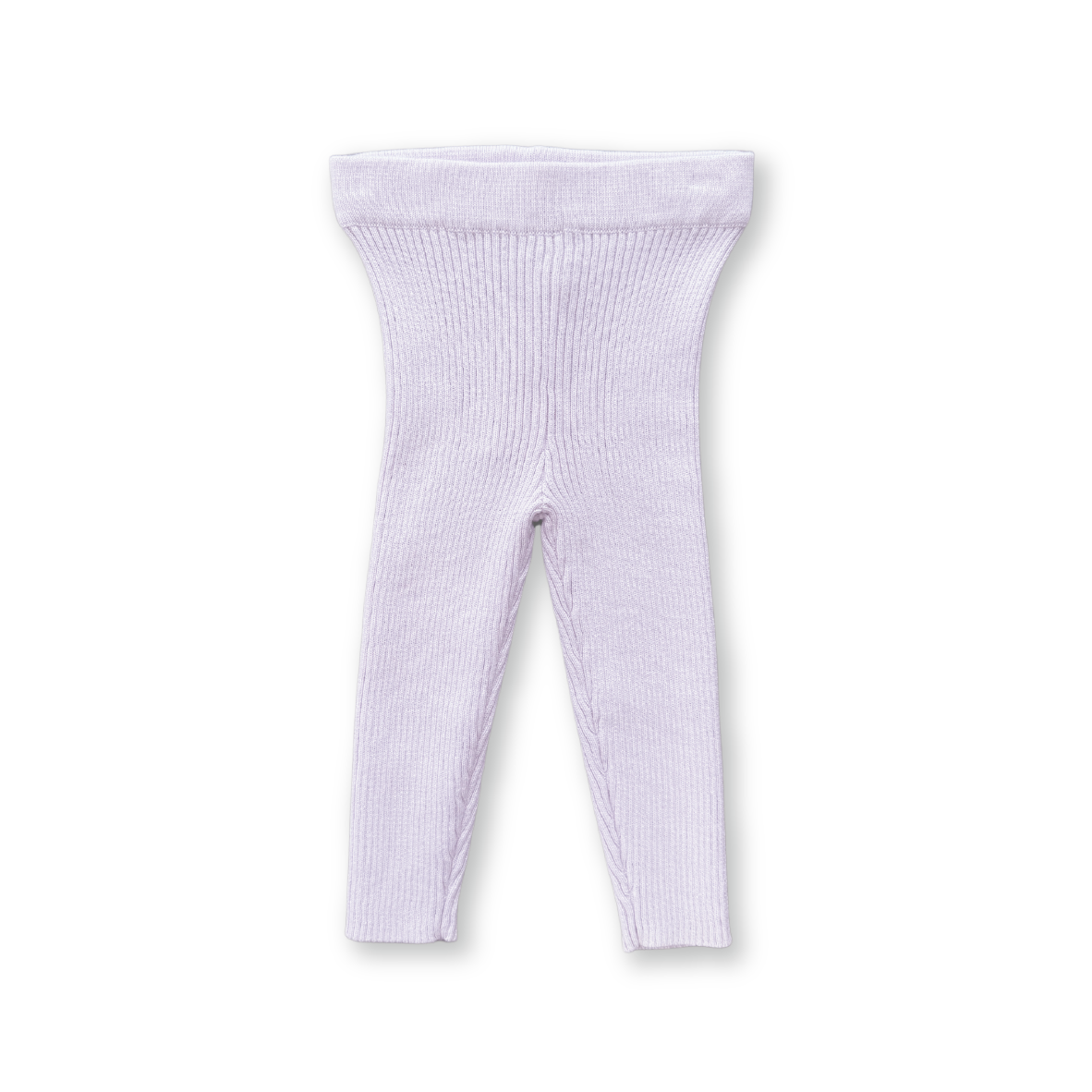 Organic Ribbed Essential Leggings Lilic Ice
