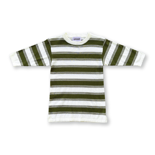 Grown Organic Seven Stripe Dress Herb