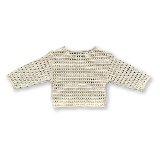 Grown Summer Knit Pull Over Milk