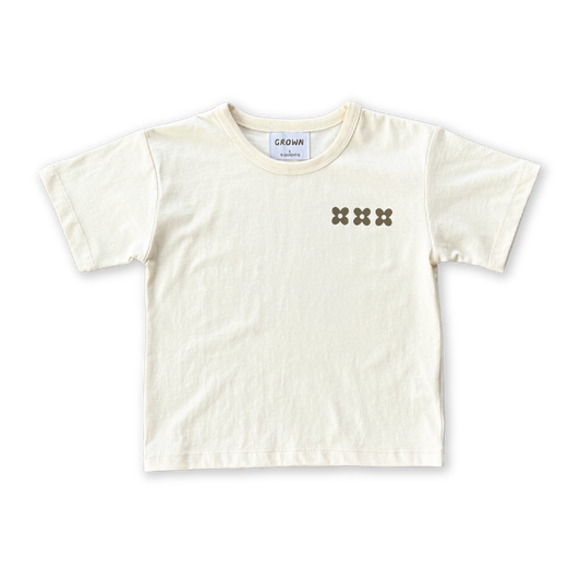 Grown Posy Organic Tee Milk