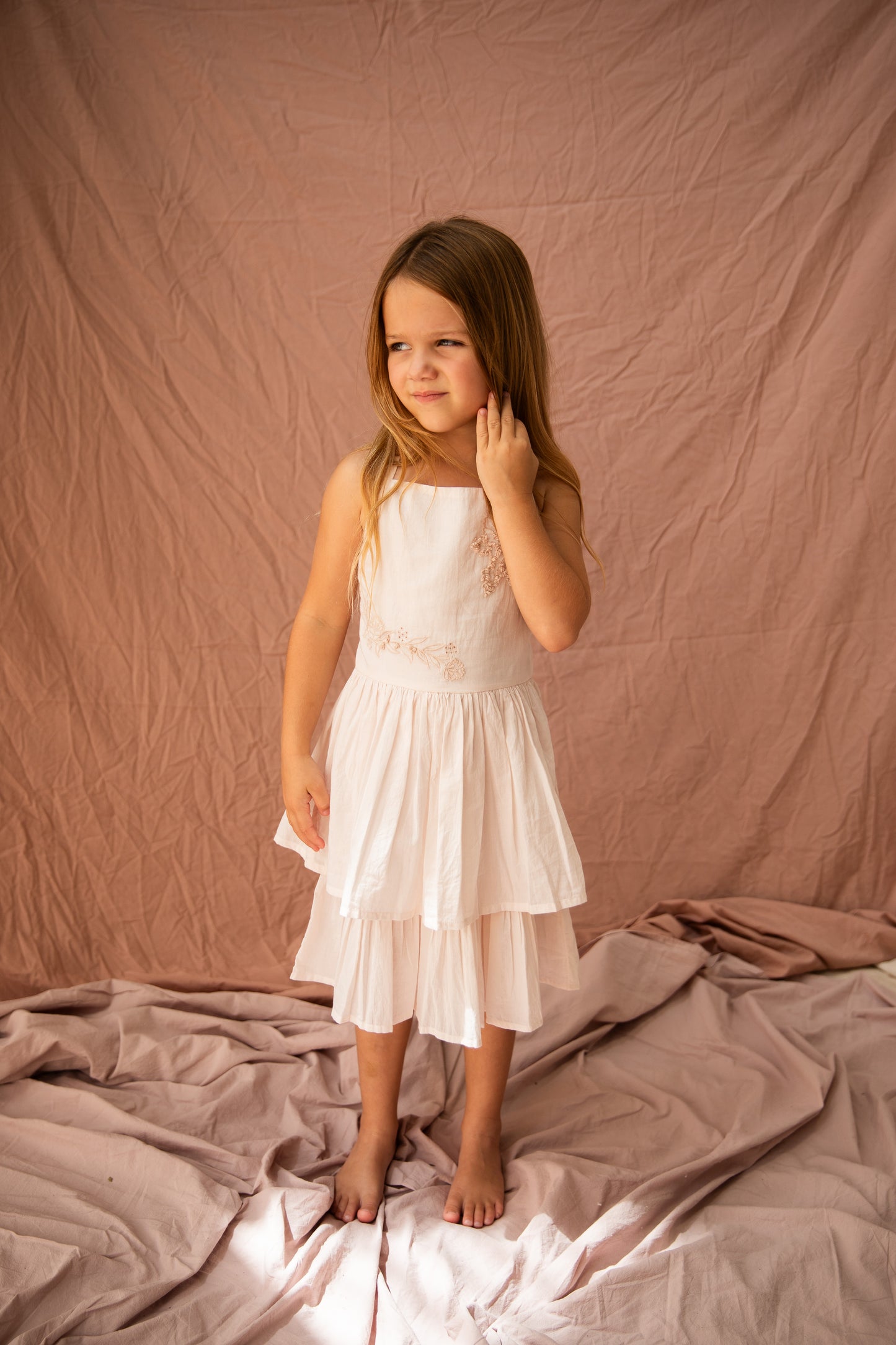 Bella and Lace Gabriella Dress Rose Quarts