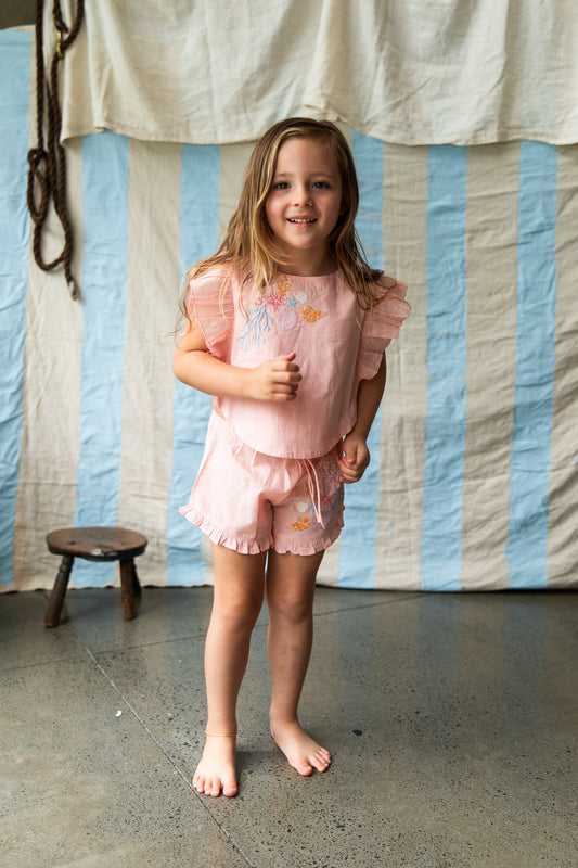 Pearson & Pearson Lucia Top Pink Coral