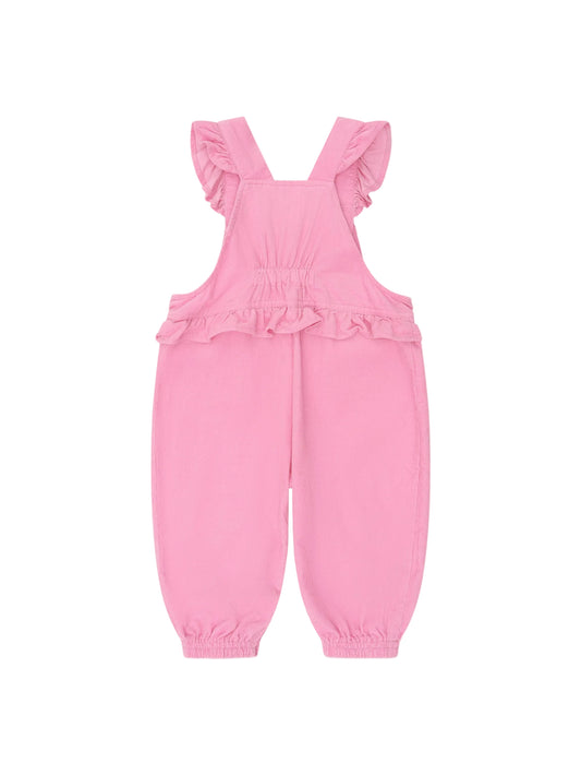 Huxbaby Classic Frill Cord Overall Strawberry