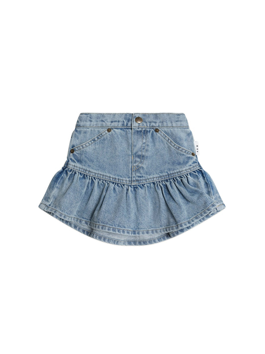 Huxbaby Dreamy Denim Frilly Skirt