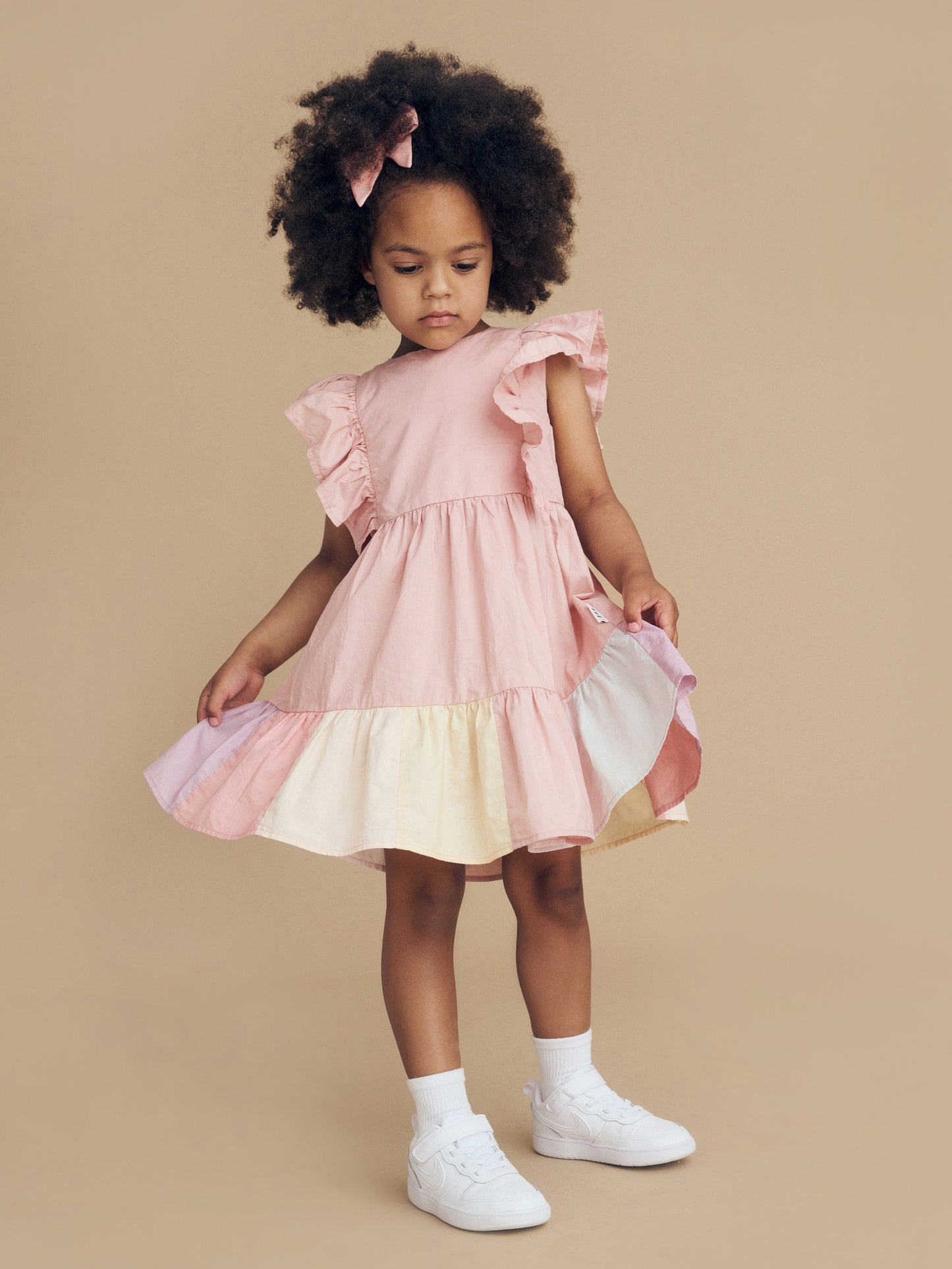 Huxbaby Riley Rainbow Hem Dress