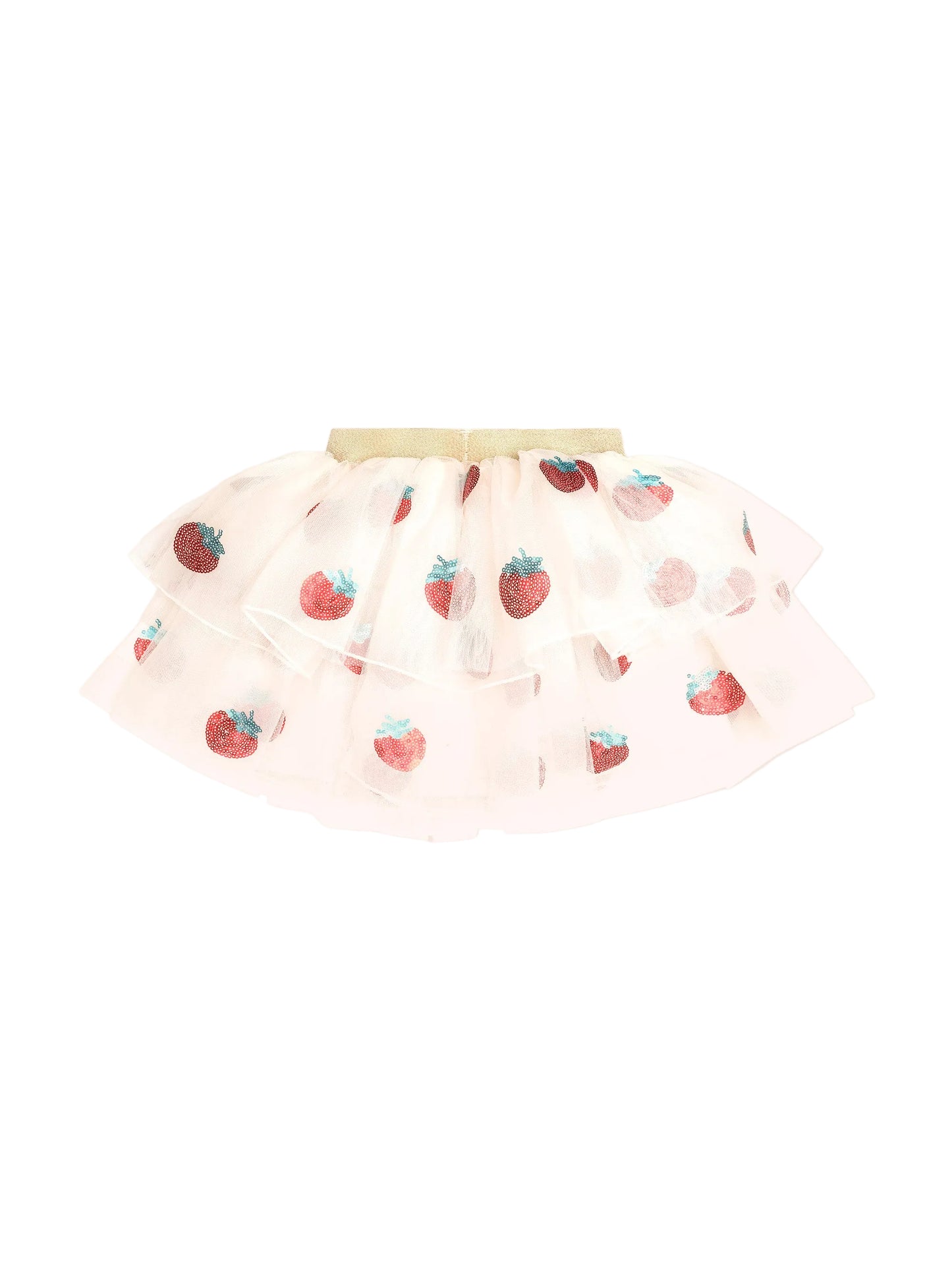 Huxbaby Sequin Strawberry Tulle Skirt
