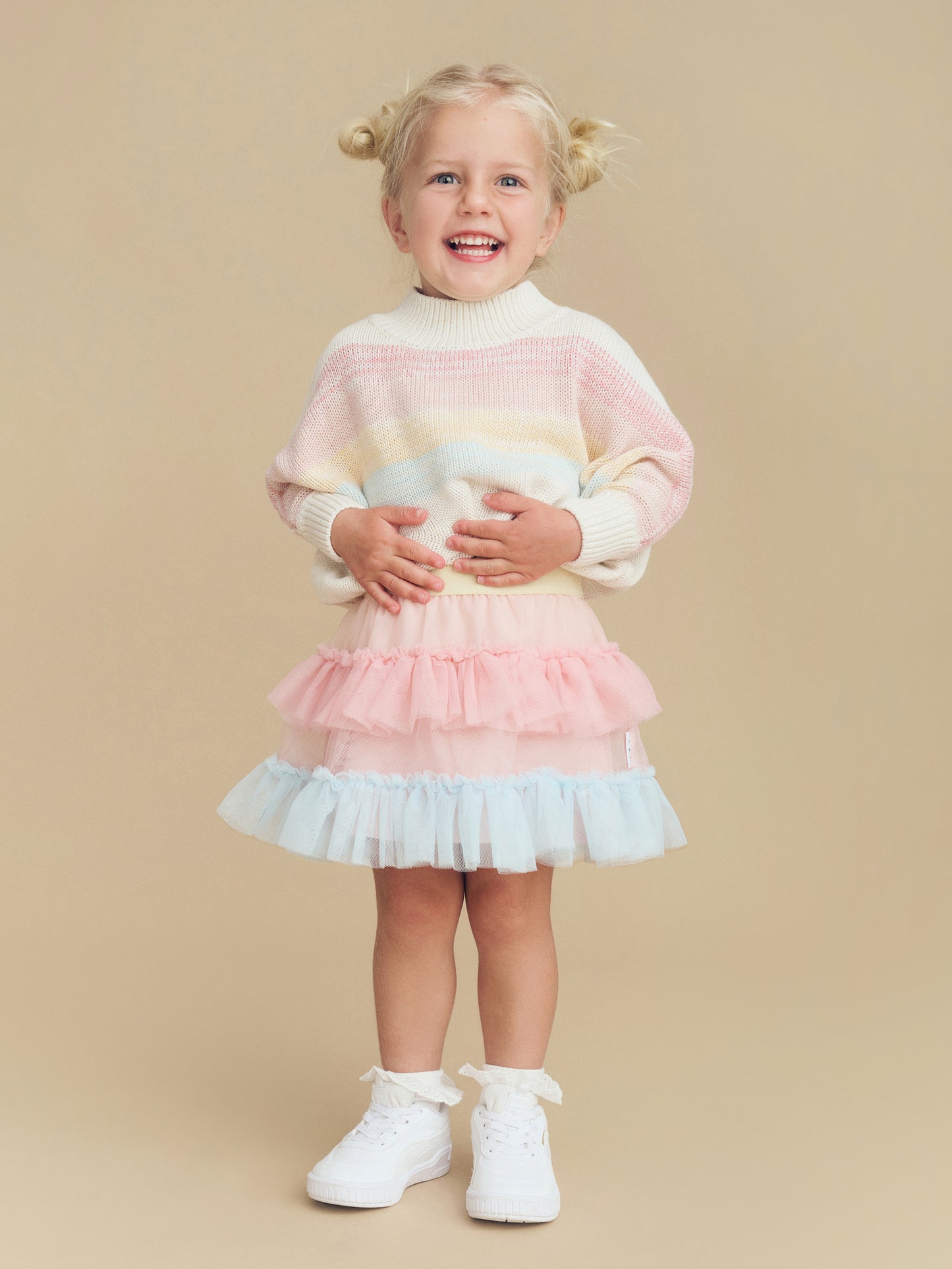 Huxbaby Rainbow Tulle Skirt