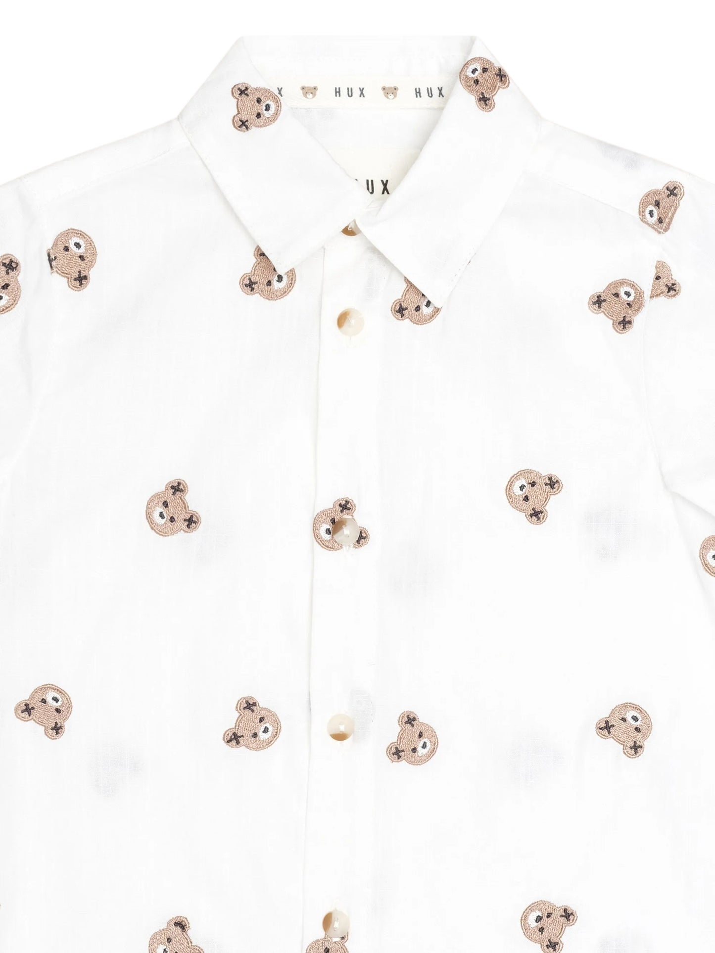 Huxbaby All Over Hux Emblem Short Sleeve Shirt