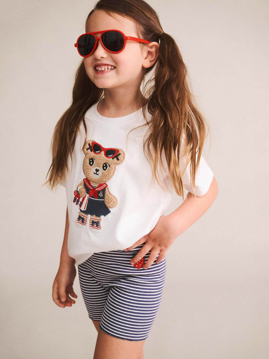 Huxbaby Nautical Vaycay Huxette Slouchy Tee