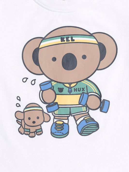 Huxbaby Kel Koala Tee White