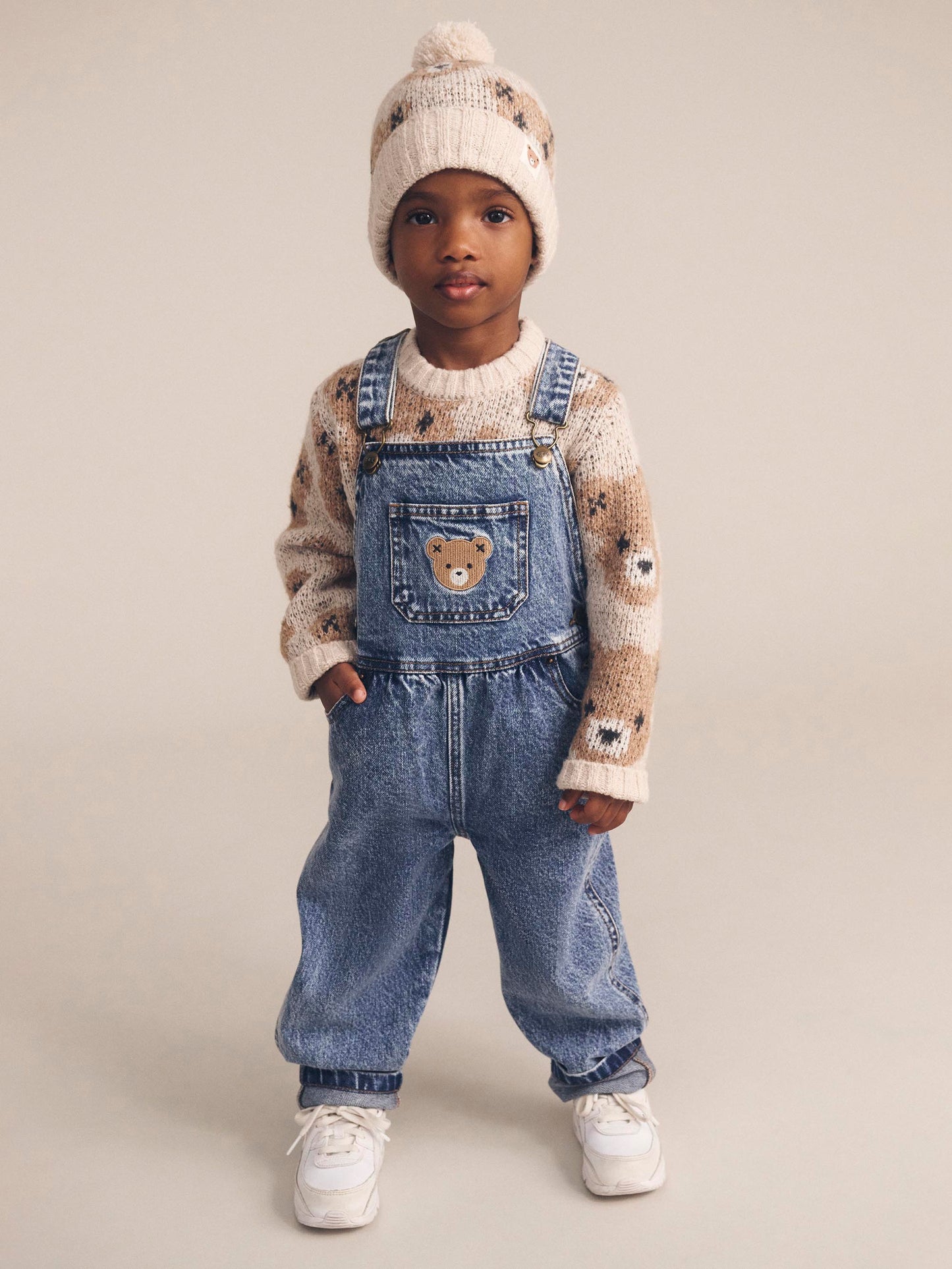 Huxbaby Huxbear Knit Jumper Ecru