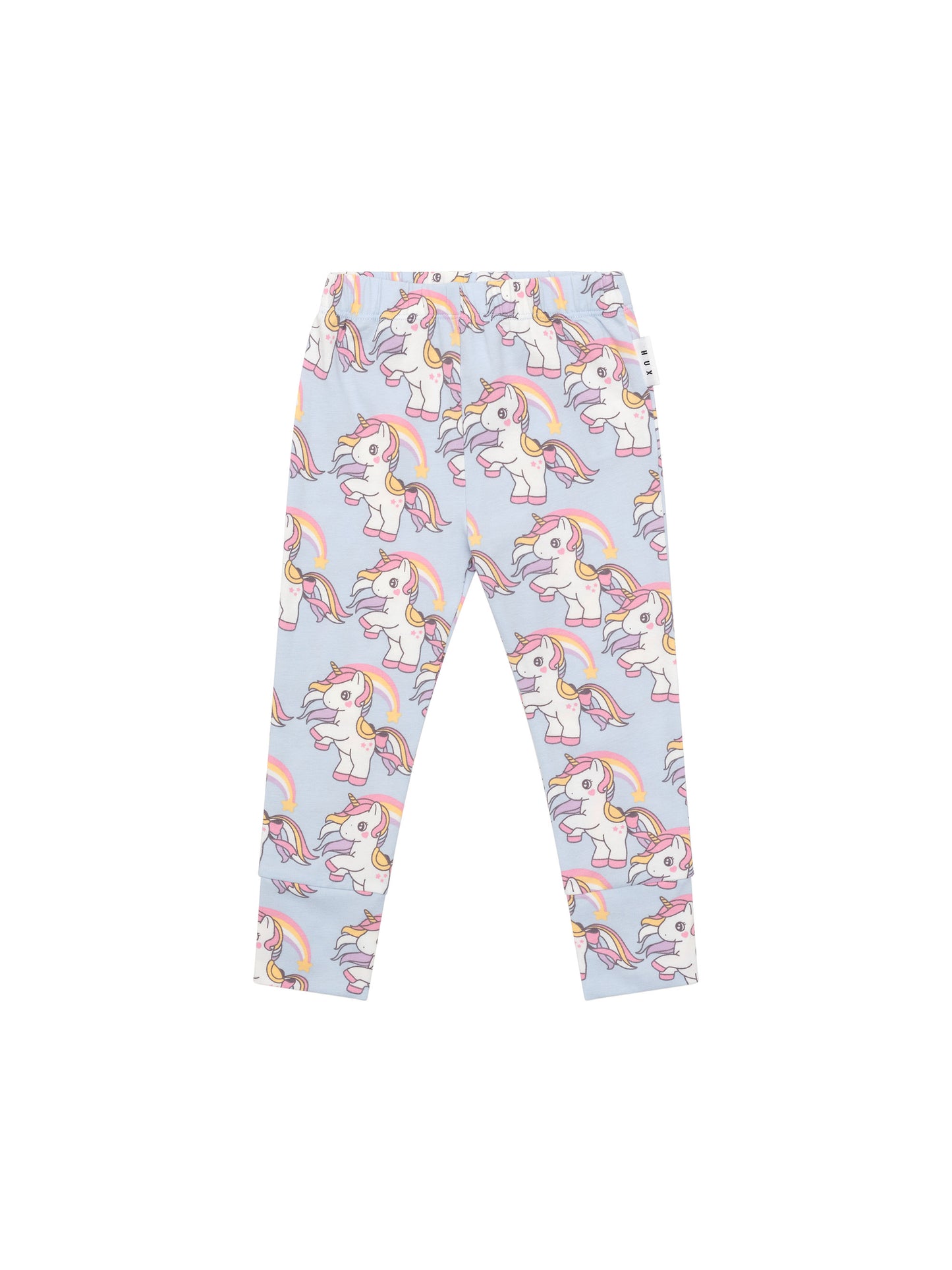 Huxbaby Rainbow Unicorn Legging Ice Water