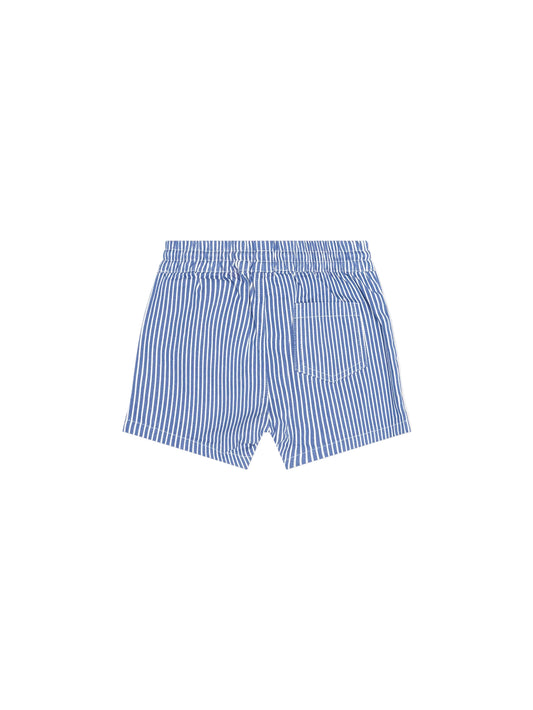 Huxbaby Cobolt Stripe Drawcord Short