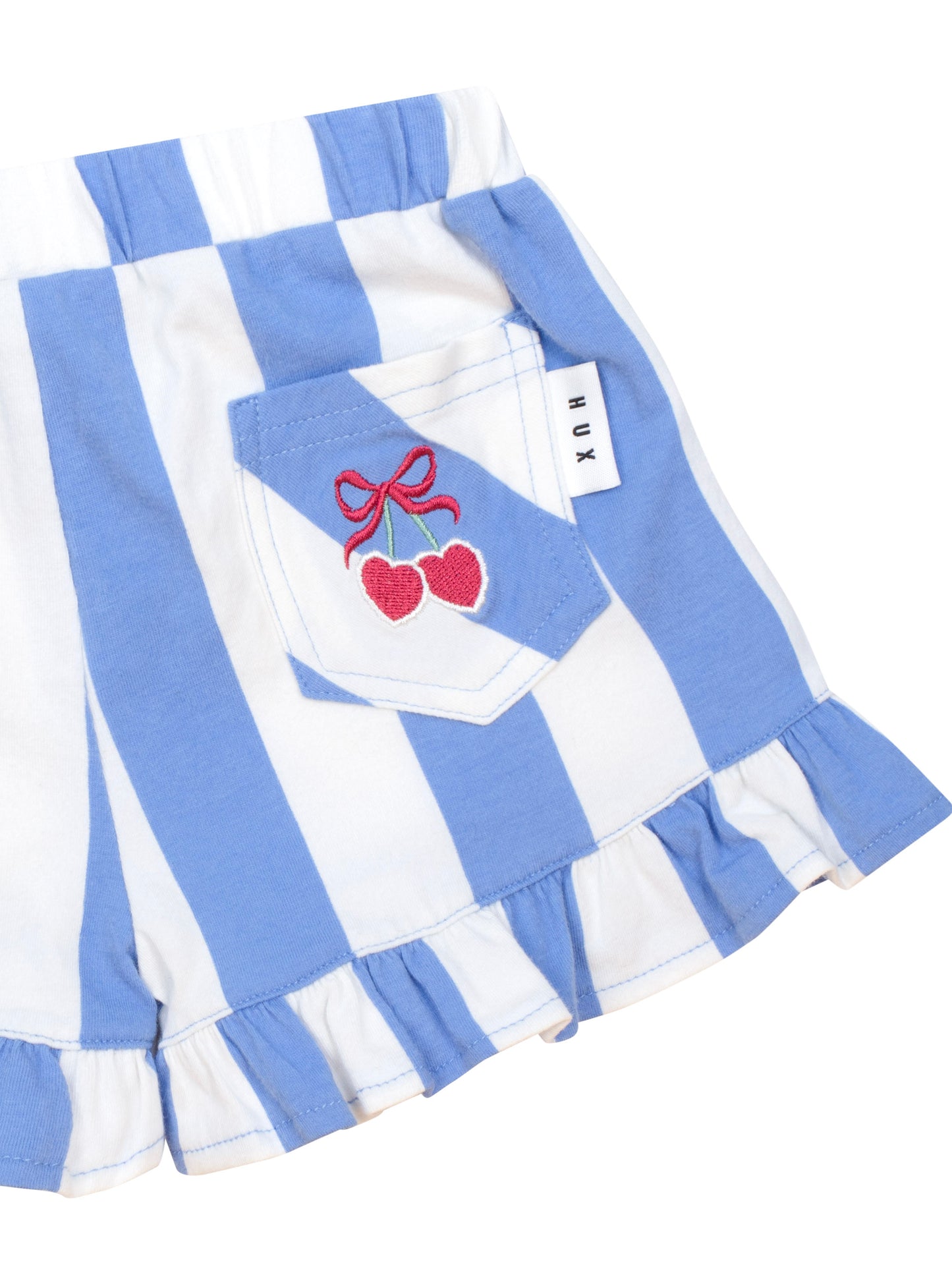 Huxbaby Seaside Cherry Stripe Frill Skort Seaside / Almond Milk