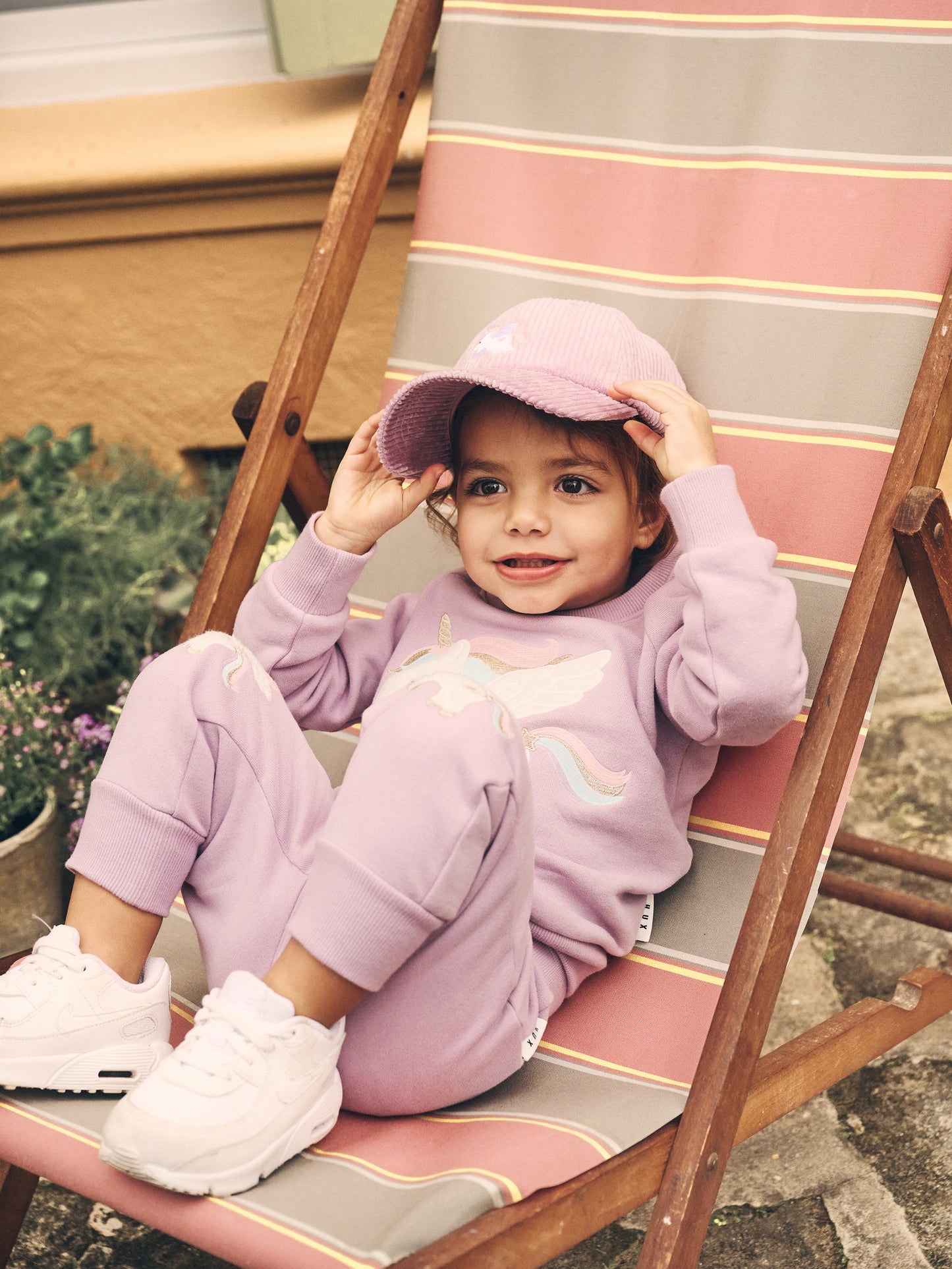Huxbaby Magical Unicorn Retro Track Pant Orchid
