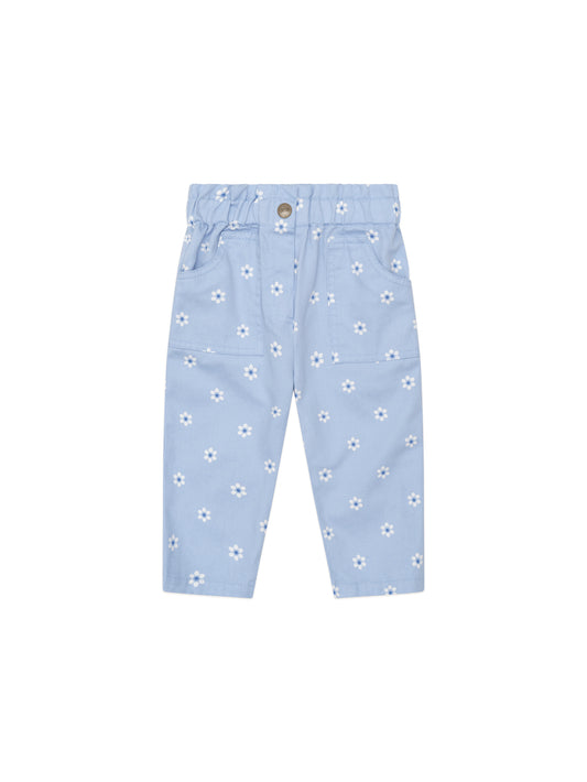Huxbaby Ditsy Floral Pant Chambray