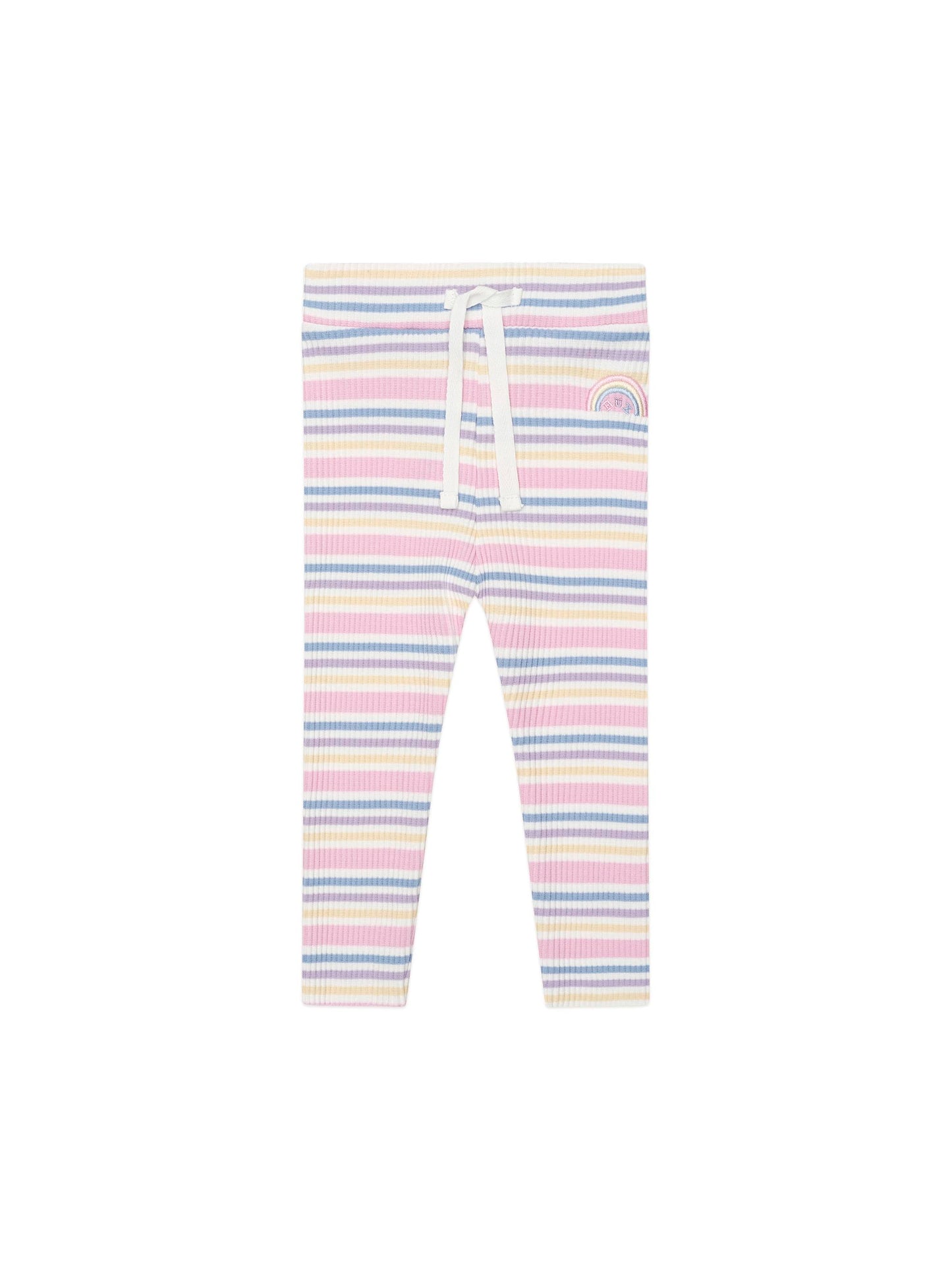 Huxbaby Rainbow Stripe Rib Legging
