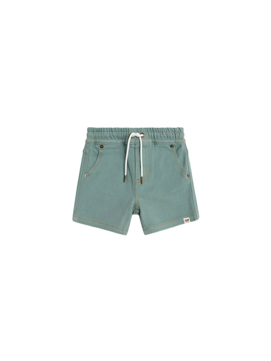 Huxbaby Denim Huxbear Shorts Granite Green