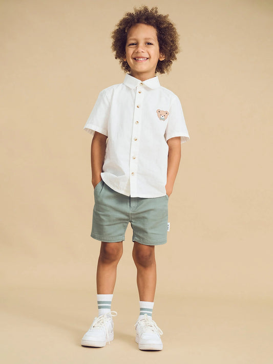 Huxbaby Chino Short Sage