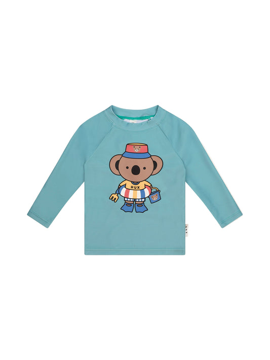 Huxbaby Kel Koala Rashguard Granite Green