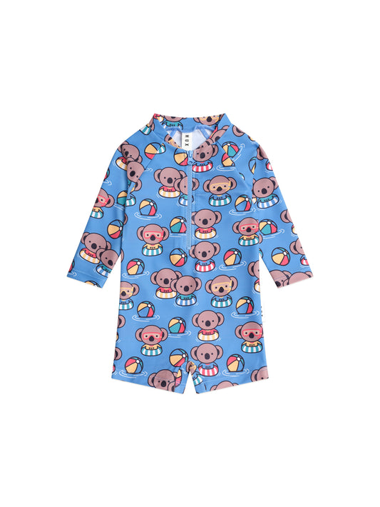 Huxbaby Kel Koala Swimsuit Shortie Marine