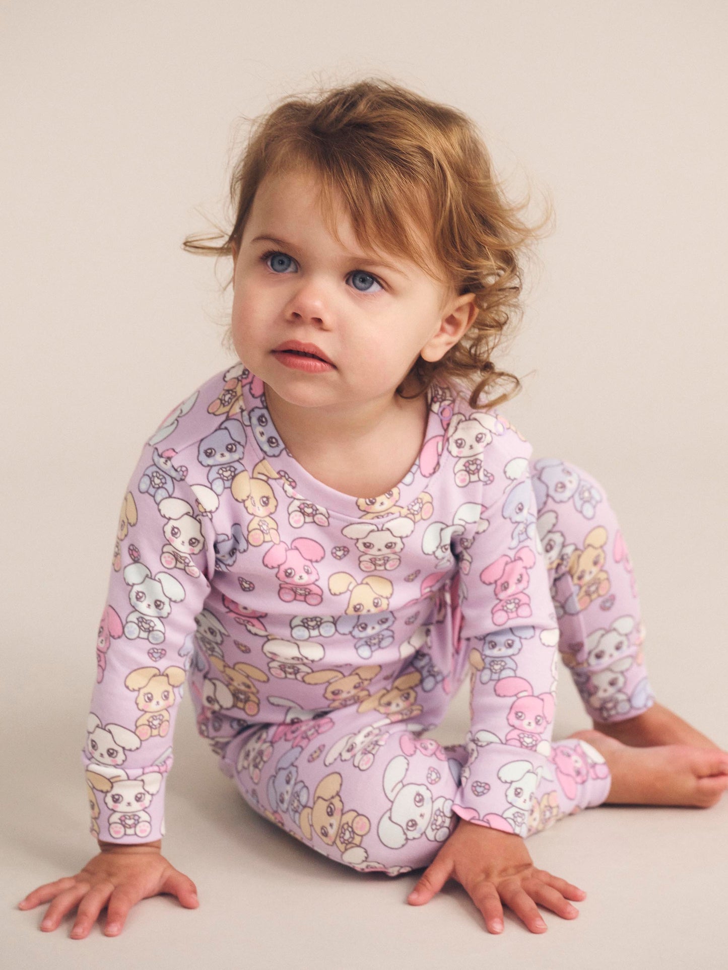 Huxbaby Gem Bunny Sleep Set and Friend Orchid