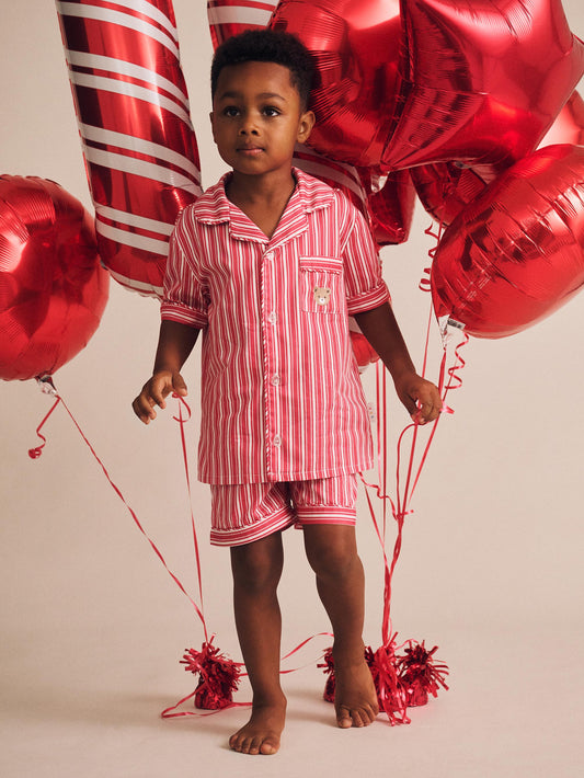 Huxbaby Tis The Season PJs Candy Cane