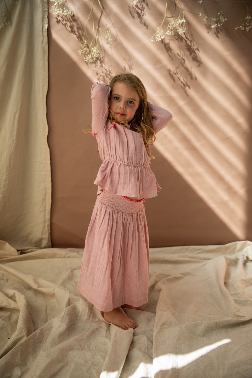 Bella and Lace Hazel Top Pink Lady Apple