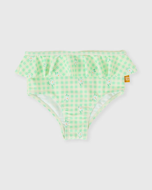 Goldie + Ace Gingham Daisy Bikini Bottom