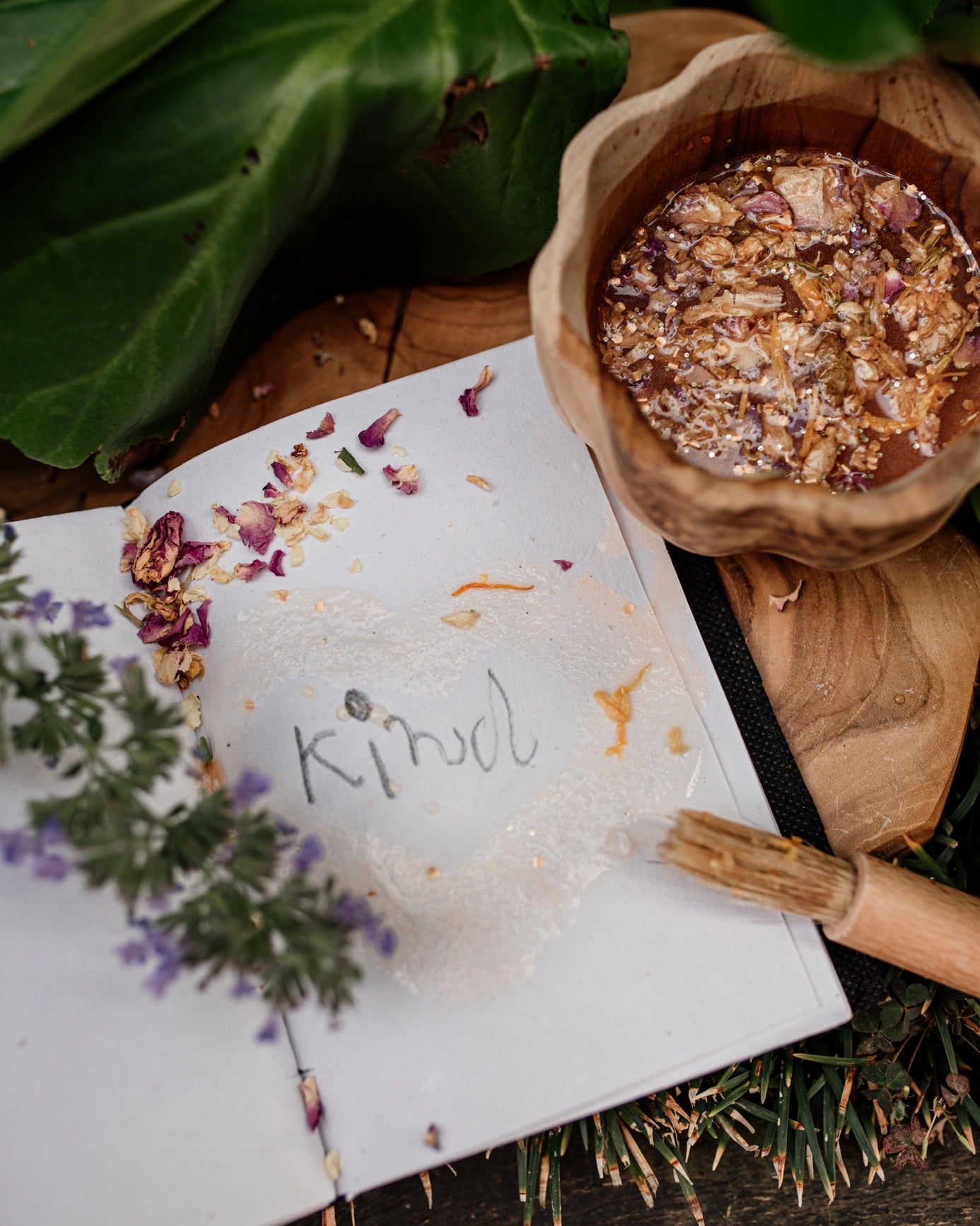 The Little Potion Co My Heart Blooms Self Love Potion Pouch