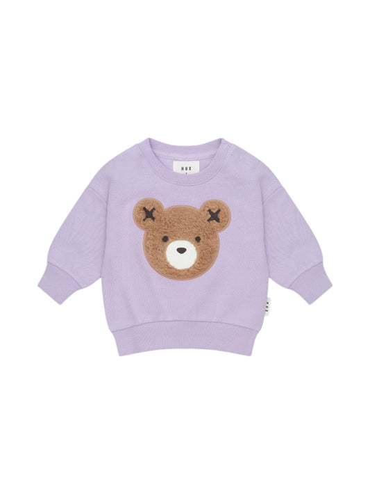 Huxbaby Furry Huxbear Sweatshirt Orchid