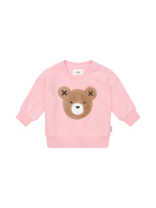 Huxbaby Furry Huxbear Sweatshirt Blush